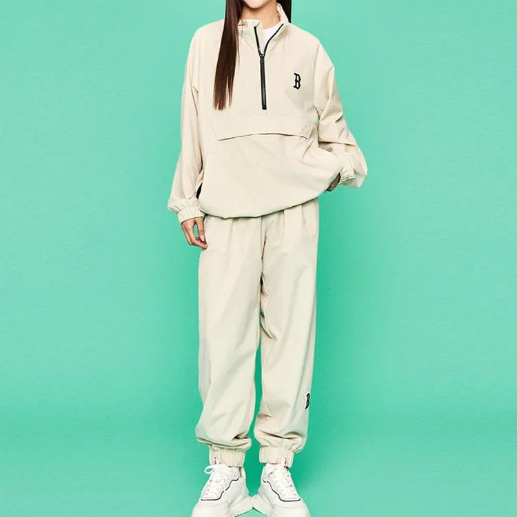 MLB Knitted Sweatpants Unisex Apricot-2