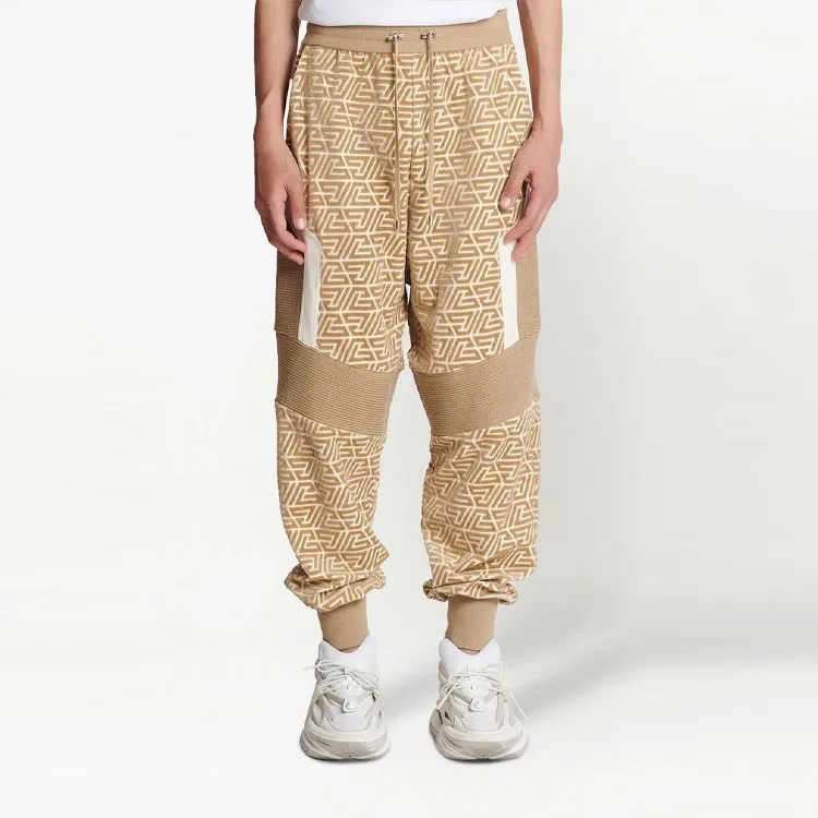 BALMAIN Monogram Panelled Joggers-2