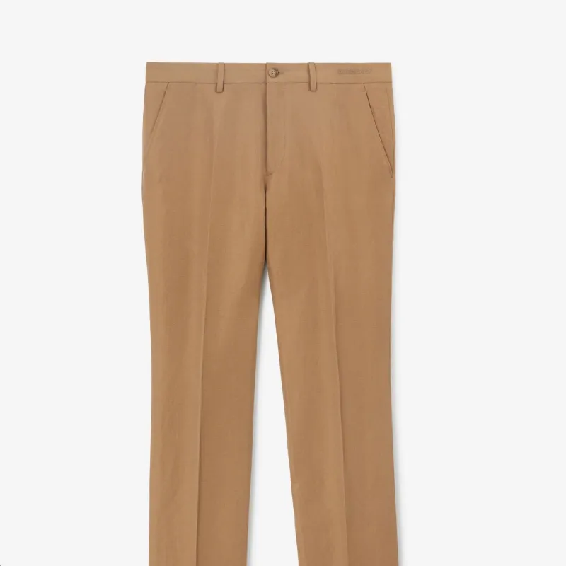 Burberry Suit Trousers Men Camel-4