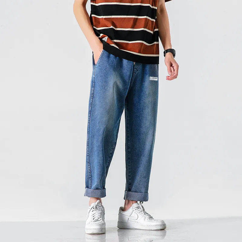 CASTERWEAR SS22 Straight Thin Jeans Fall Unisex Light Blue-9