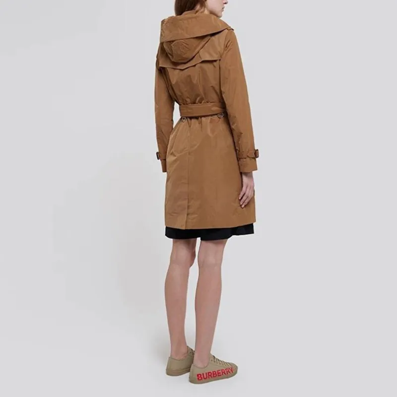 Burberry Trench Coat Women's Camel-4
