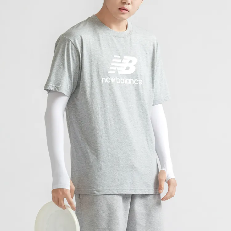 New Balance SS23 Set in Sleeve T Shirt Men's Gray-4
