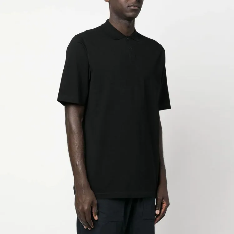 Y 3 Polo Shirts Unisex Black-3