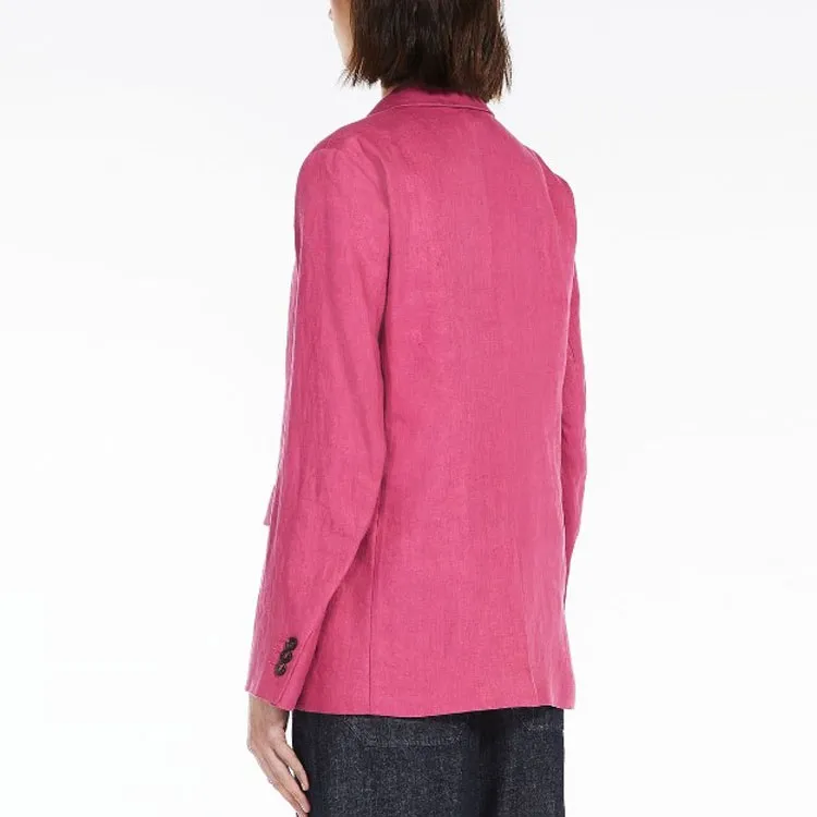 'S MAX MARA Single Breasted Long Sleeved Blazer-2