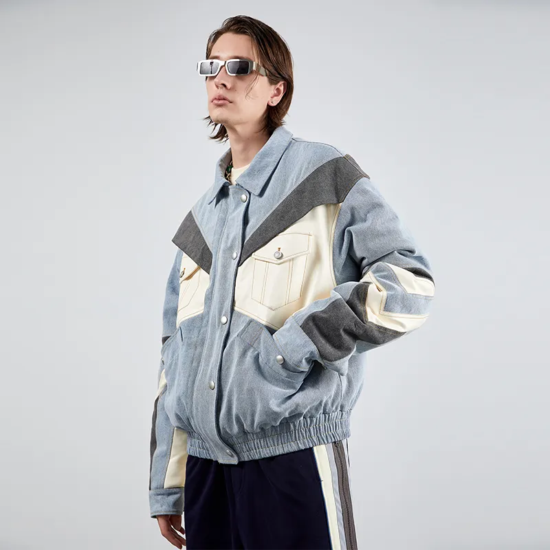 KODAKBLACK Puffer Jackets Unisex Blue-5