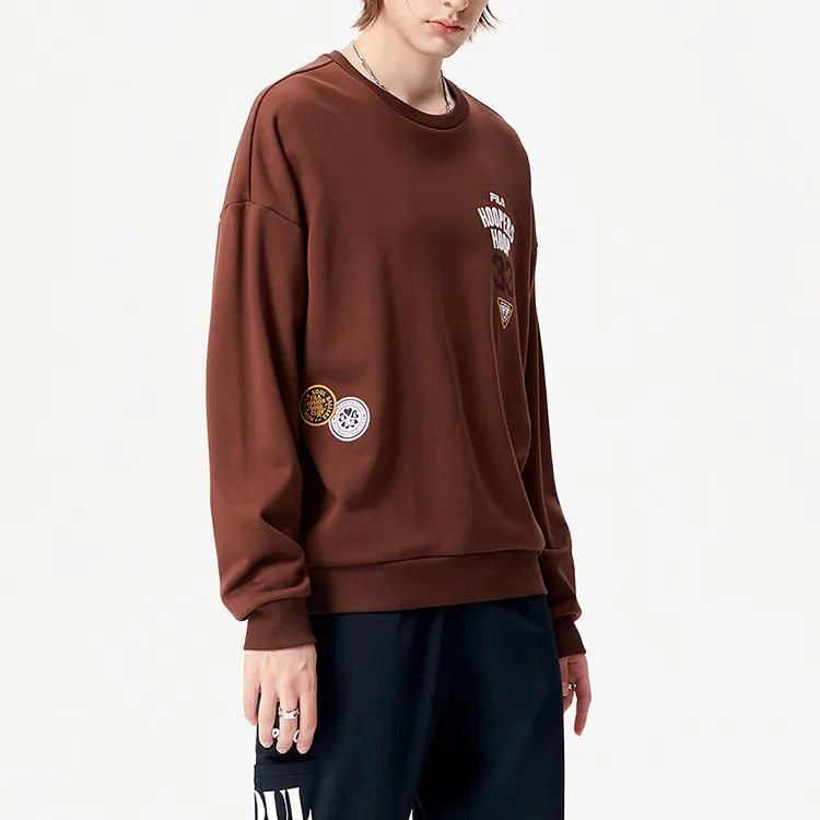 FILA FUSION Sweatshirt Men's Rain Goose Brown-5