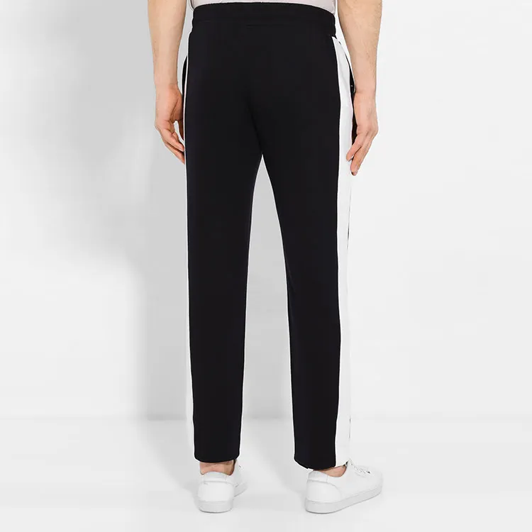 Zzegna Knitted Sweatpants Men Navy Blue-4
