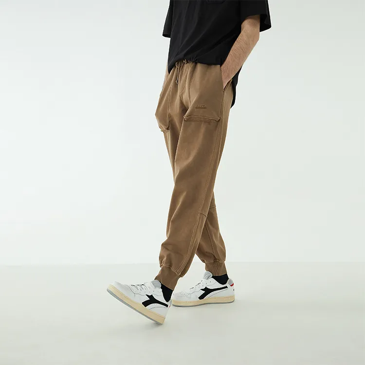 Diadora Jogger Sports Pants Unisex Dark Brown-5
