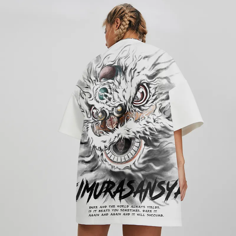SANSYAS T-Shirts Unisex White-7