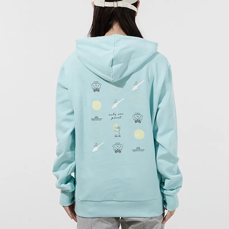 PUMA Sweatshirts Women's Light Blue-3