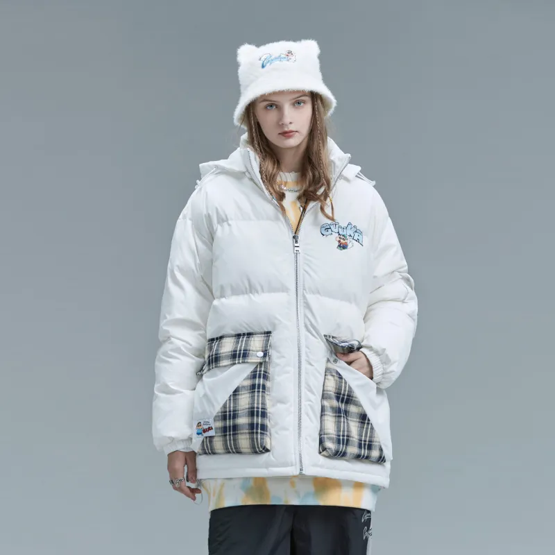 Guuka Puffer Jacket Unisex White-3