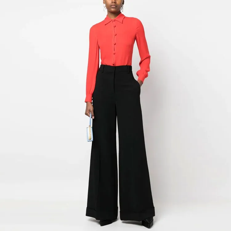 MOSCHINO Mid rise Palazzo Pant-1