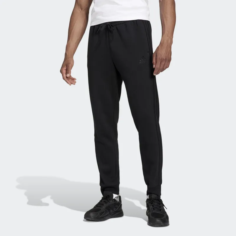 Adidas Essentials French Terry Tapered Cuff 3 Stripes Pants-1