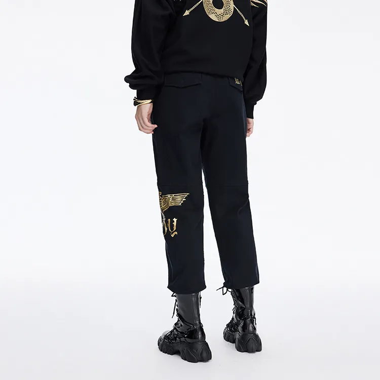 Boy London Knitted Sports Pants Unisex Black-5
