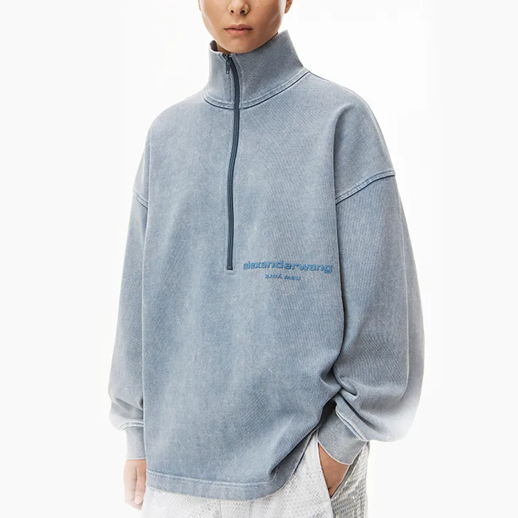 Alexander Wang Sweatshirts Men Biker Gray-2
