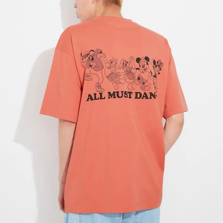 Disney X UNIQLO X Disney Co branded SS23 T Shirts Unisex Orange-2