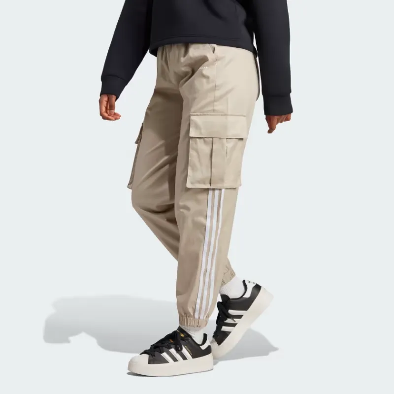 Adidas Originals CARGO PANTS Knitted Sweatpants Women's Beige-3