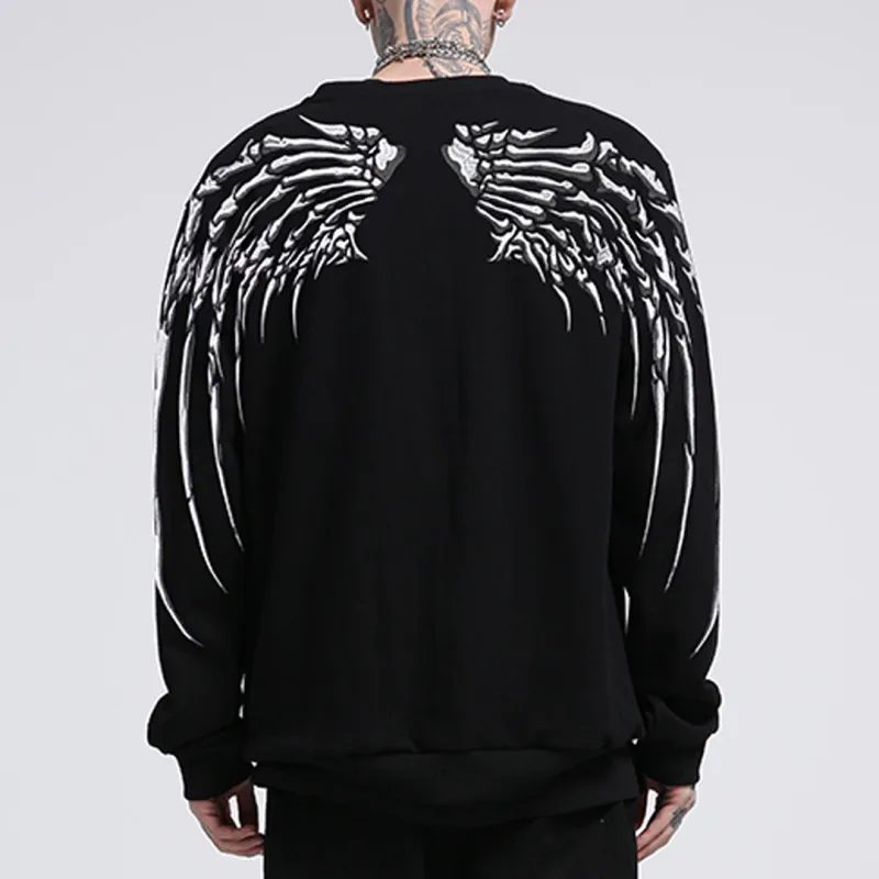 MIRACLE KILL Crew Neck Loose Fit Regular Sweatshirt Unisex-7