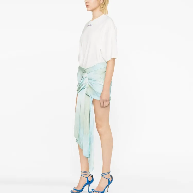 OFF WHITE Draped skirt Minidress-2