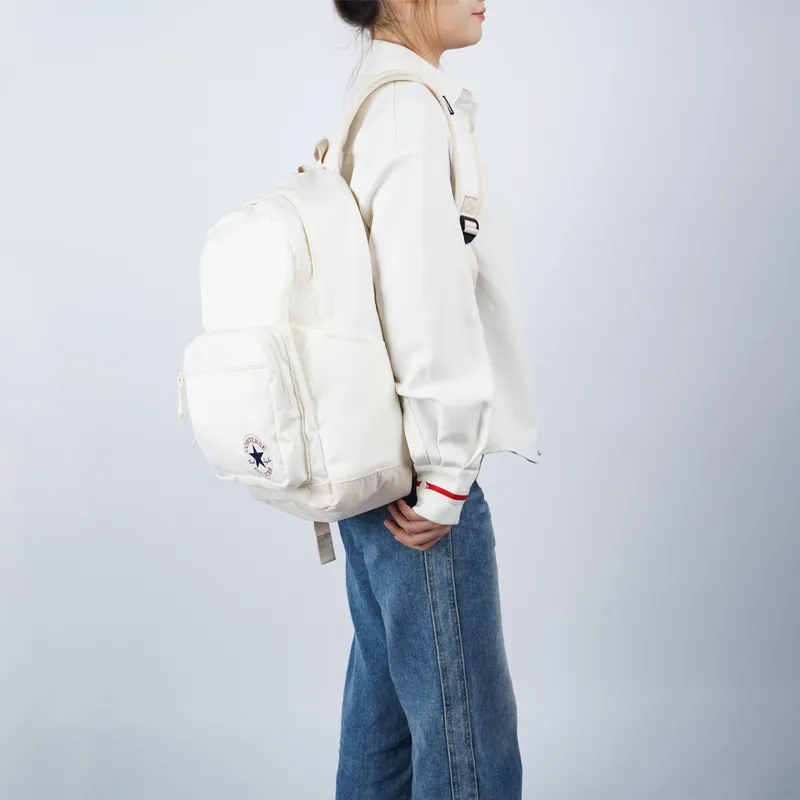 Converse Polyester Backpack Regular Unisex White-4