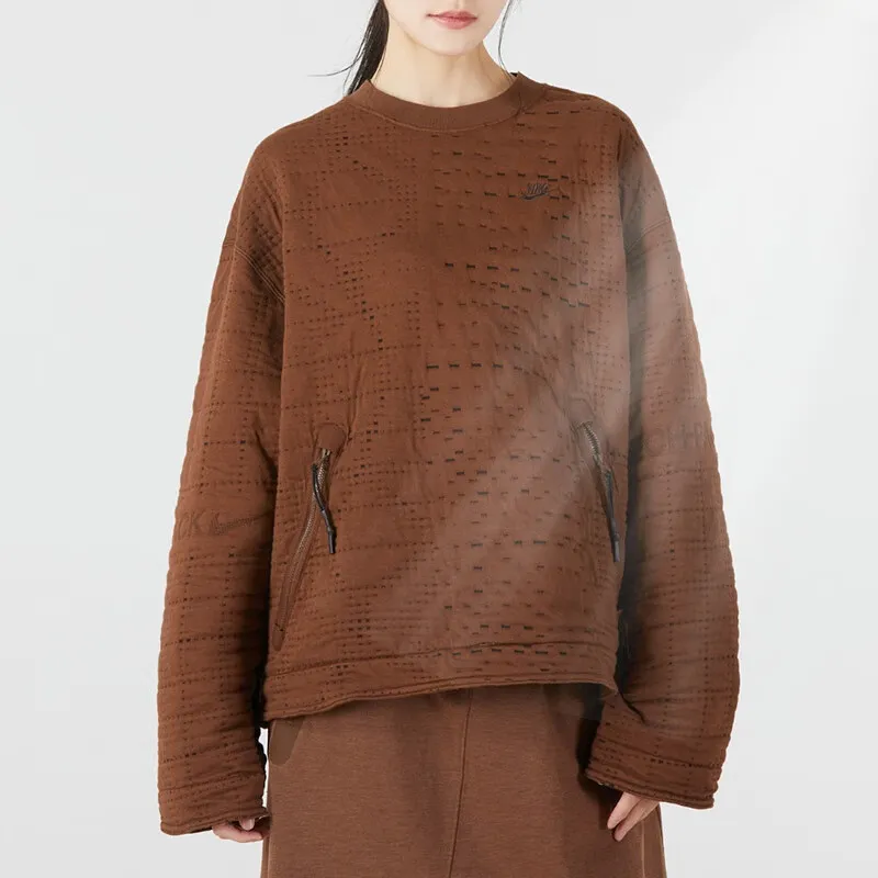 Nike THERMA FIT ADV Sweatshirts Women's Brown-1