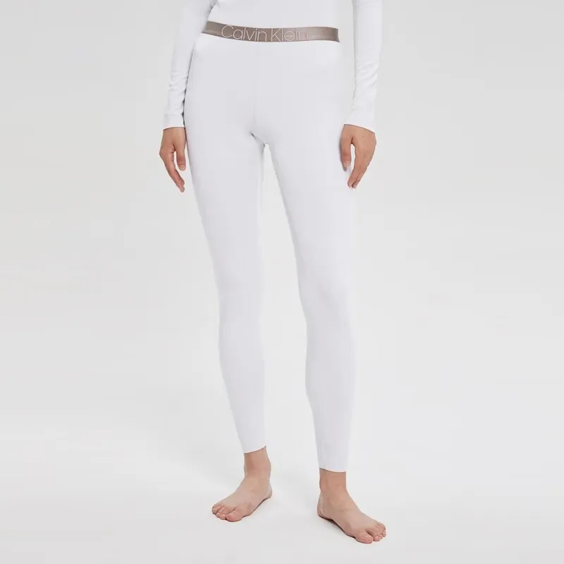 CALVIN KLEIN Thermal Pants Women's Cloud White-2
