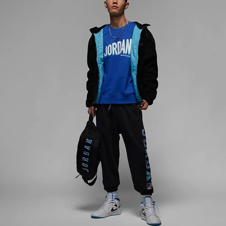 Jordan Flight MVP Sweatshirt Men's Blue-2
