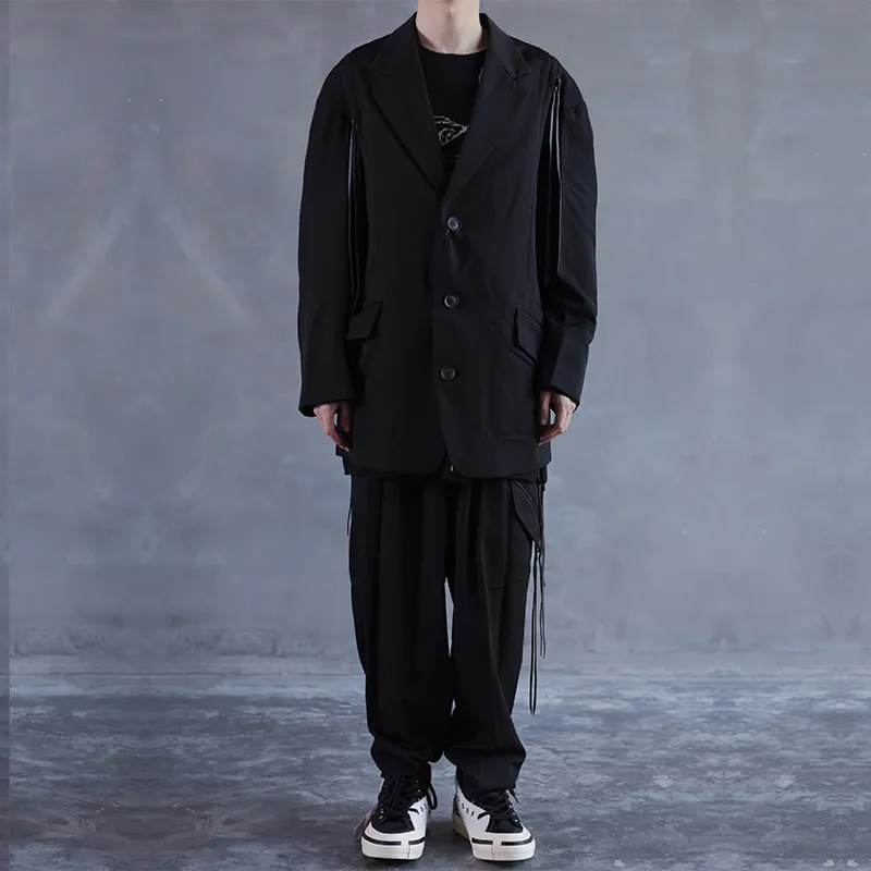 Yohji Yamamoto Business Suits Unisex Black-7