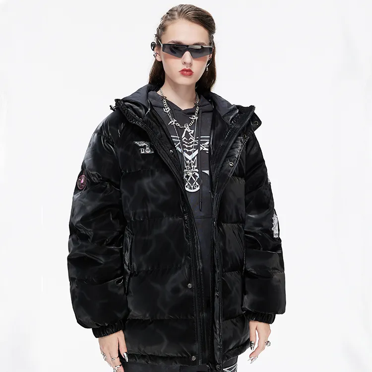 Three body X Boy London Down Jackets Unisex Black-6