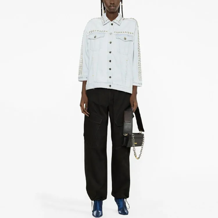 PINKO Denim Jackets Women's Denim Blue-2