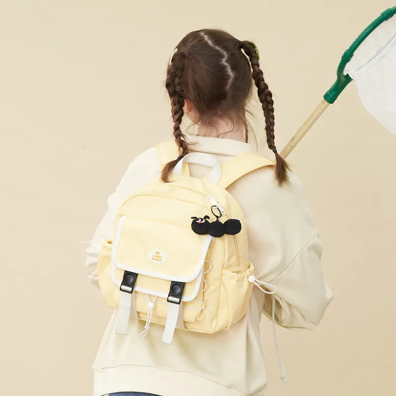 VANWALK Caterpillar Series Polyester Backpack Women's Yellow-10