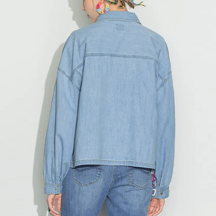 Lee Shirts Women's Light Blue-4