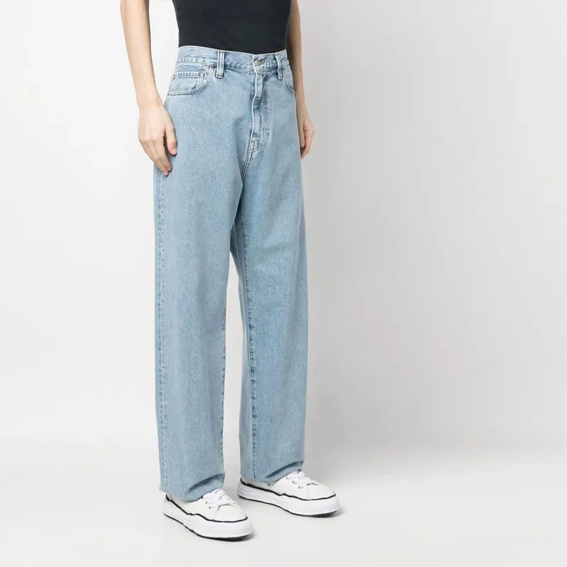 Carhartt WIP Logo Patch Wide Leg Jeans-3