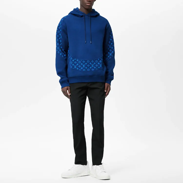 LOUIS VUITTON Monogram Circle Cut Hoodie-1