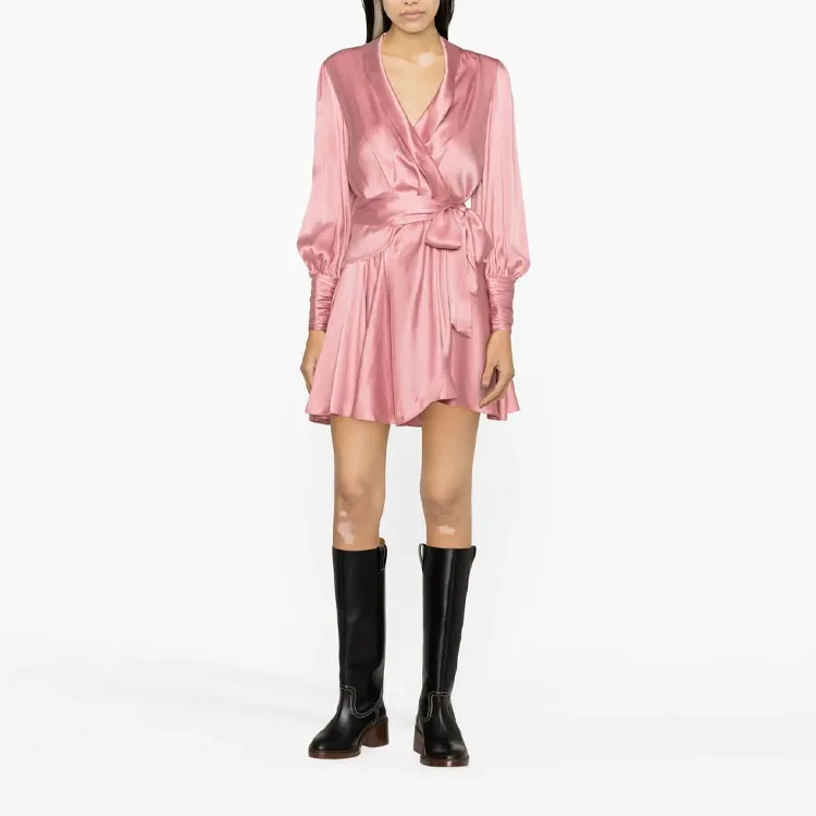 Zimmermann Silk Wrap Minidress-1