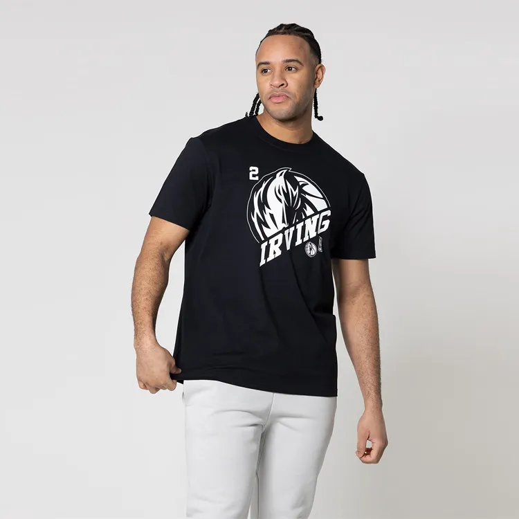 NBA Set in Sleeve T Shirt Men's Black-2