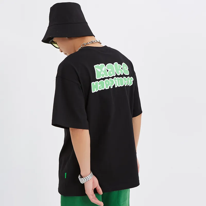 MAKE HAPPINESS T-Shirt Men's Black-2