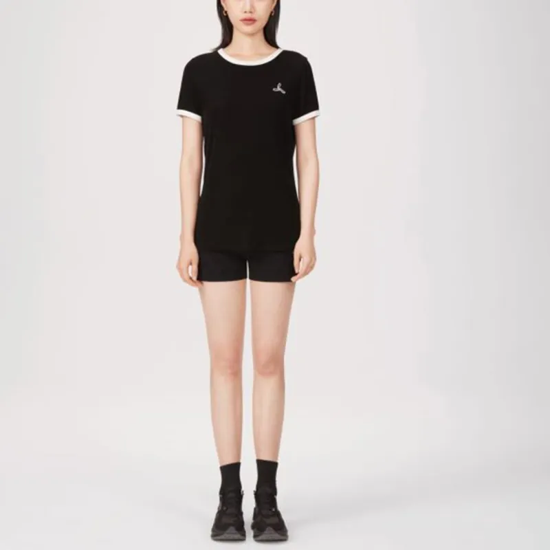 LI NING 1990 T Shirts Women's Black-2