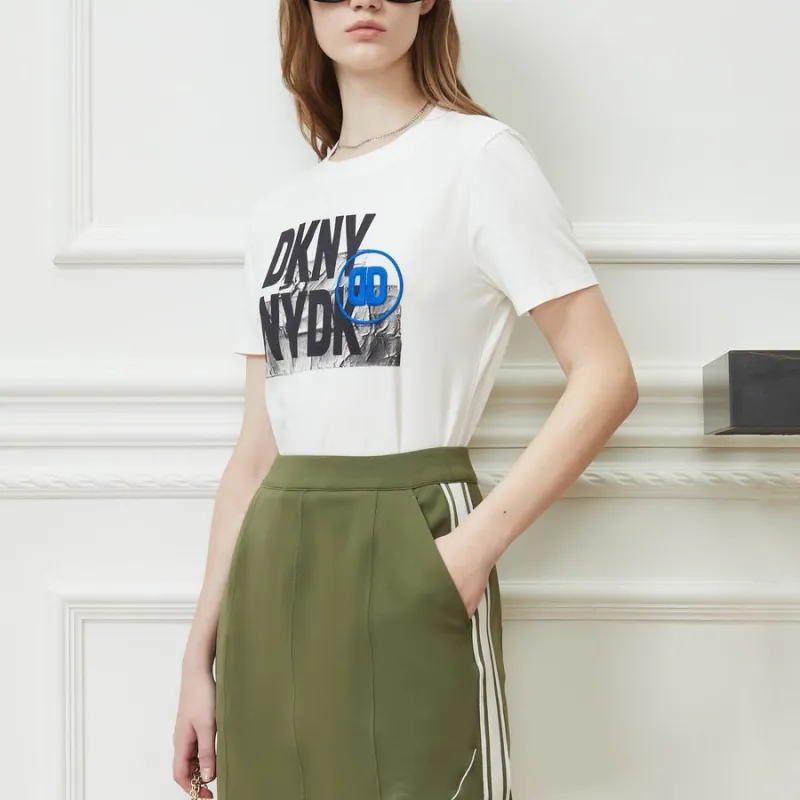 DKNY Crop Tops Women's White-5