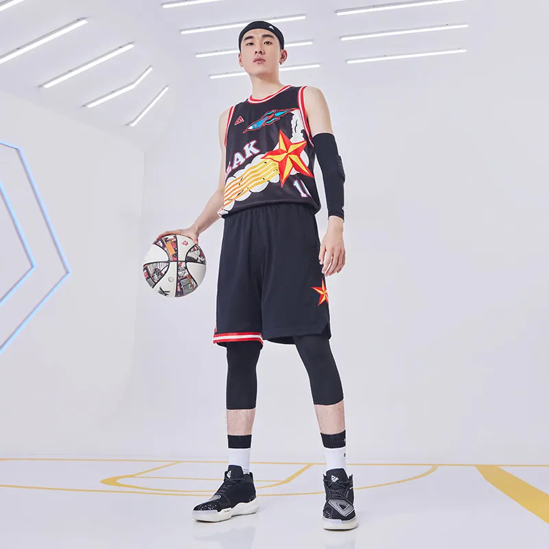 PEAK Basketball Shorts Men Black-3