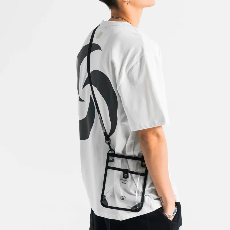 GAONCREW × 2727WORLD Pharaoh Collaboration PVC Crossbody Bag Regular Unisex Transparent/Black-2