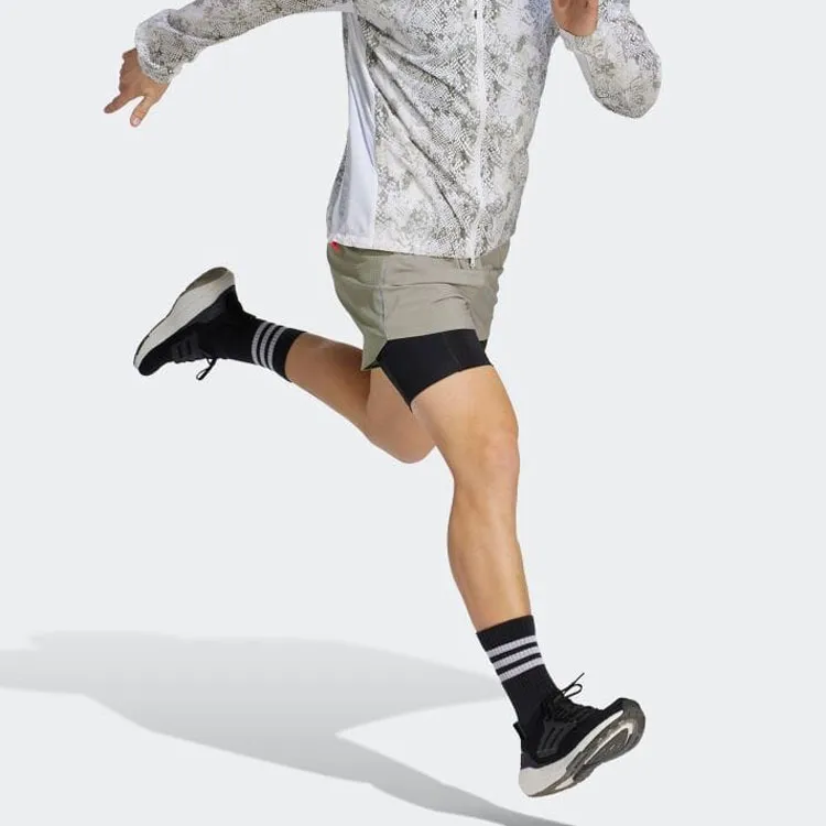 Adidas Casual Shorts Men Marble Silver-2