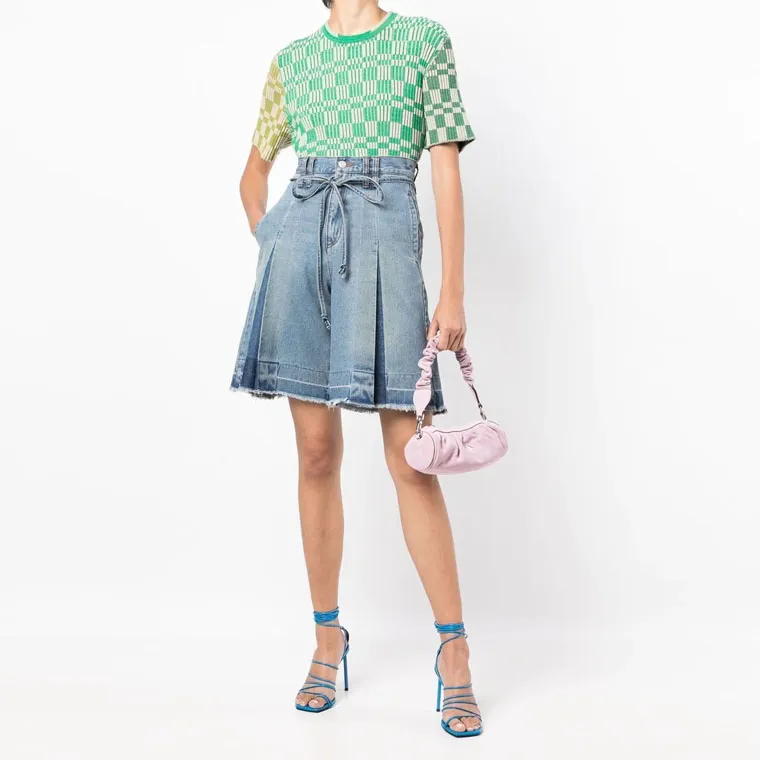 ANDERSSON BELL Denim Shorts Women's Blue-1
