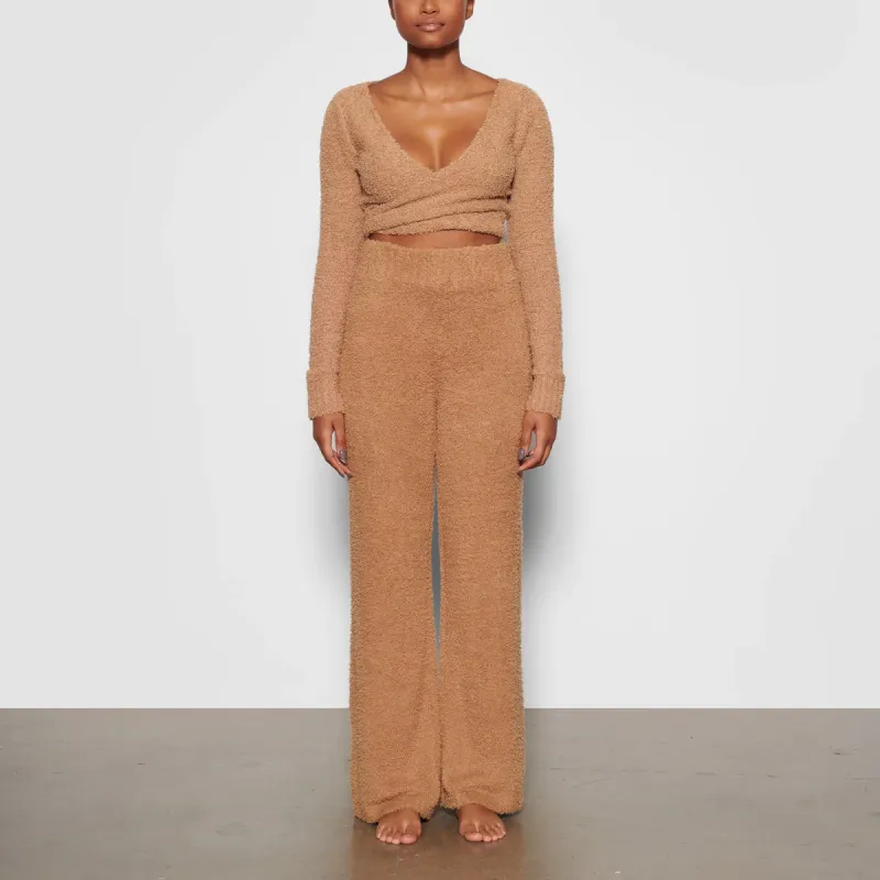 Skims Cozy Knit Pant Camel-2