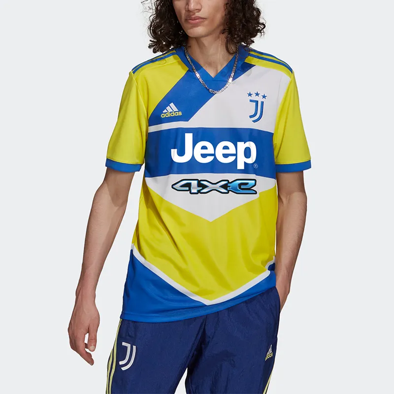 Adidas Soccer Jerseys Men Yellow-3