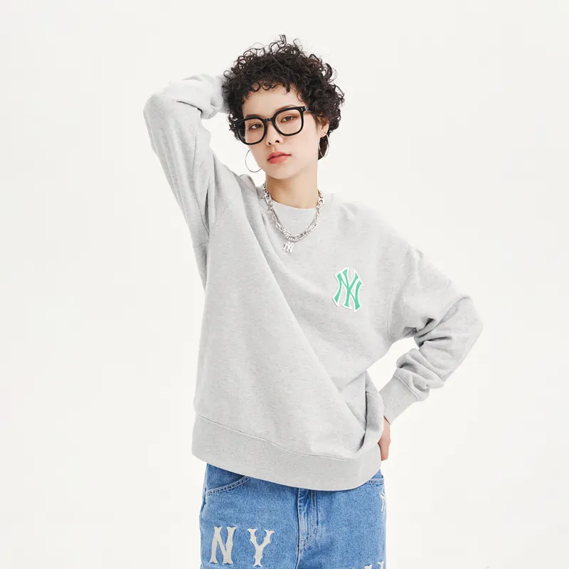MLB Sweatshirts Unisex Gray-6