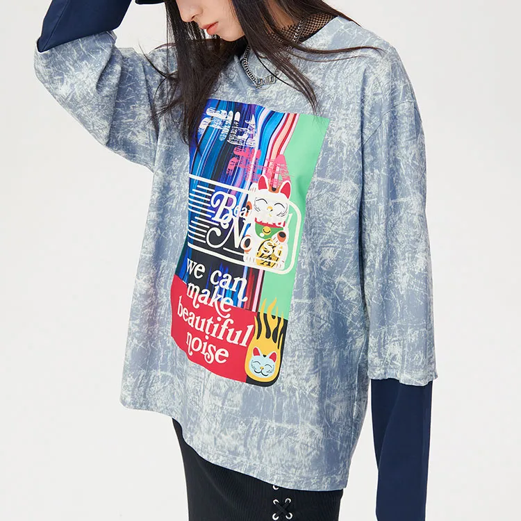 FILA FUSION Tokyostudio T Shirts Unisex Patchy Memory-3