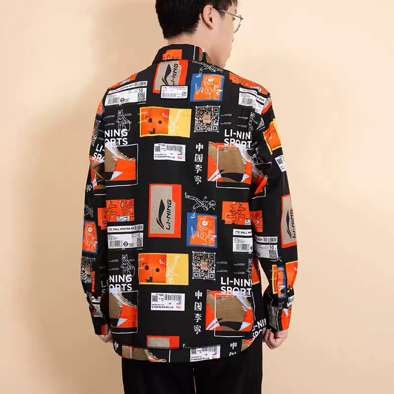 LiNing Sports Basketball Collection Jackets Unisex Black-3