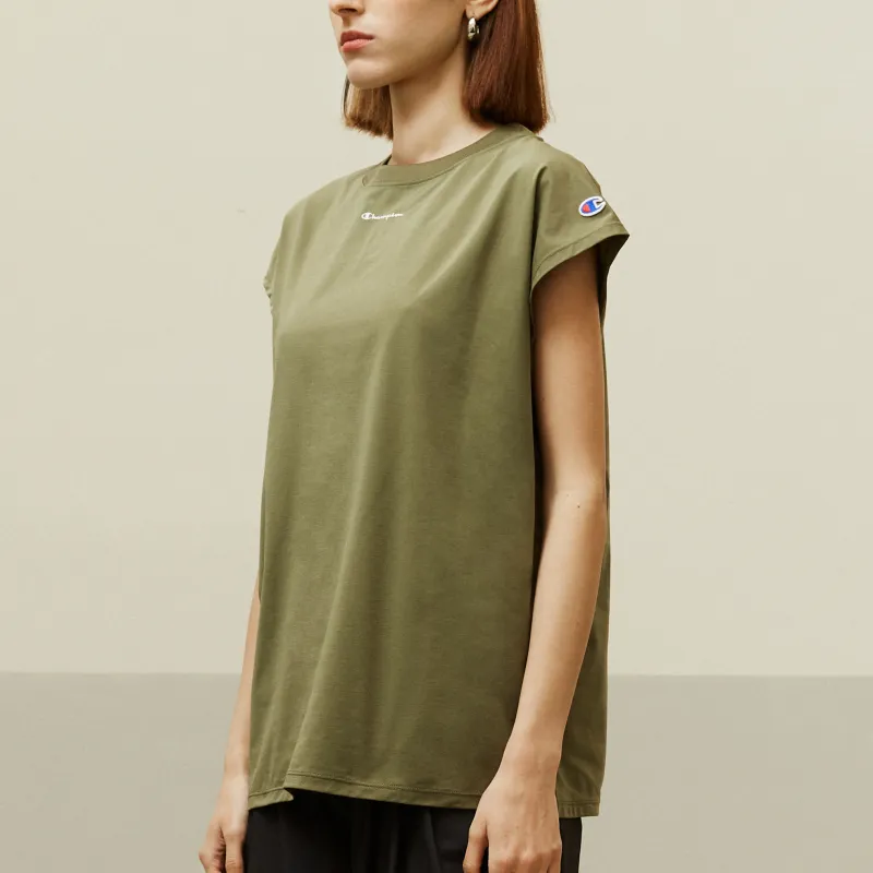 Champion Fitted T-Shirt Japan Version Women's-12