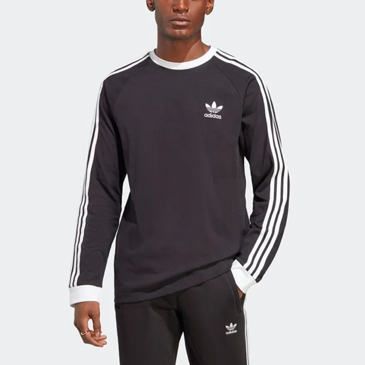 Adidas 3 Stripes Long sleeve T shirt-1